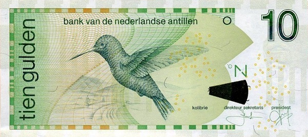 (096) Netherlands Antilles P28h - 10 Gulden Year 2016